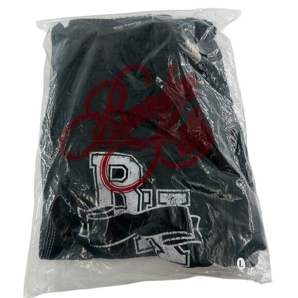 Boredom Kills Men's Black Collegiate Sweatpants Size L - Picture 3 of 10